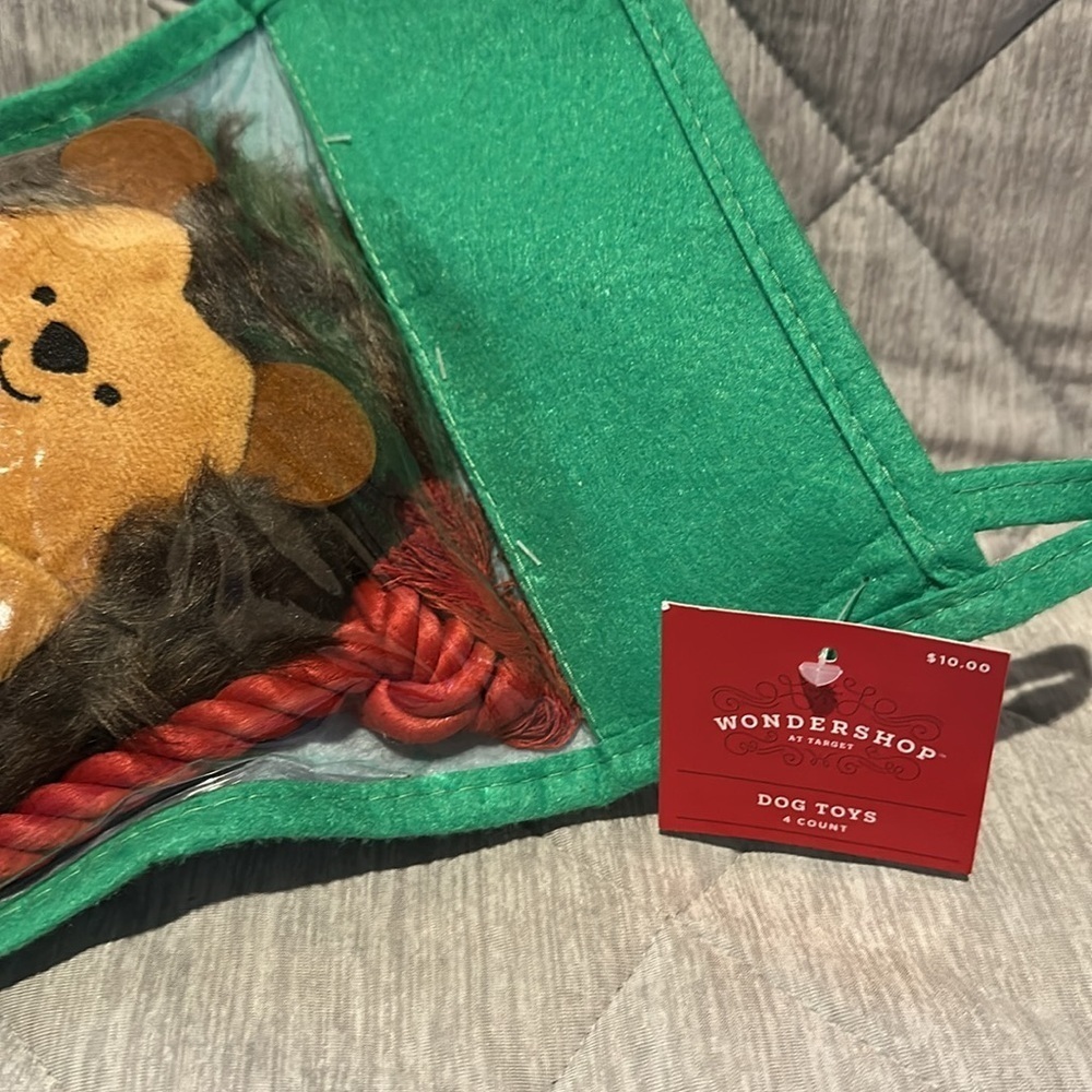 Festive Dog Toy Set with Santa and Stocking Jitter all the way - Picture 10 of 10